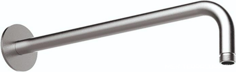 Кронштейн для верхнего душа, стеновой, 350мм, круглый, с подводом воды 1/2, (цв.нерж.сталь брашированная AISI 316), Almar ZZ Almar Универсал E021093.316