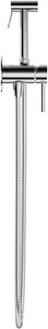 Смеситель совмещённый с гигиеническим душем, готовый комплект: лейка, шланг, скрытая часть, (цв.хром),  ZZ Aqueduto PUREZA PUR0200