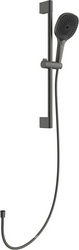 Душевой гарнитур: штанга, лейка, шланг, (цв.оружейная сталь),  ZZ Aqueduto Chuva CHU0645
