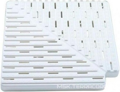 Gres de Aragon Piscinas Grating Corner white 24.5x24.5