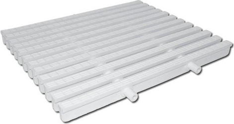 Gres de Aragon Piscinas Grating Rigid white 20x24.5