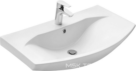 Раковина Смайл 80 для тумбы , белая ZZ Aquaton Ария 1WH207783