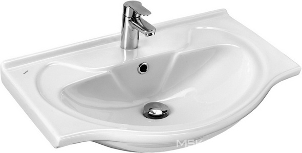 Раковина Байкал 65 для тумбы  65, белая ZZ Aquaton Крит 1WH109651