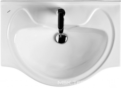 Раковина Байкал 65 для тумбы  65, белая ZZ Aquaton Крит 1WH109651