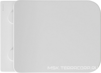 Унитаз подвесной 520х370мм, безободковый, сиденье с микролифтом, крепёж в компл., (цв.белый матовый),  Aqueduto Macio MAC0120