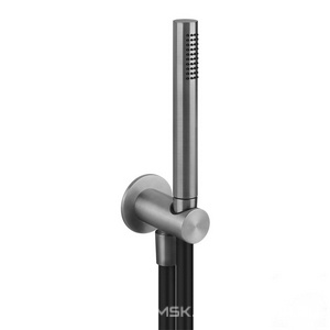 Душевой комплект: лейка, шланг 150см, кронштейн совмещ.с подводом воды, (цв. Steel Brushed), Gessi 316 ZZ Gessi Flessa 54023 239