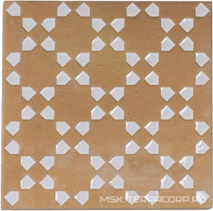 Керамическая плитка для пола и стены WOW Bejmat  Decor Tan Matt 15x15 125059