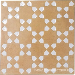 Керамическая плитка для пола и стены WOW Bejmat  Decor Tan Matt 15x15 125059