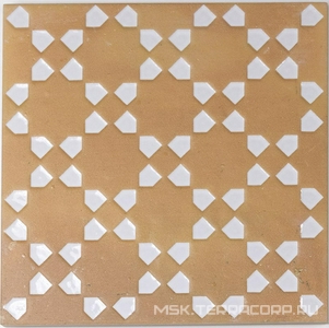Керамическая плитка для пола и стены WOW Bejmat  Decor Tan Matt 15x15 125059
