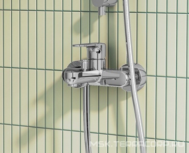 Cмеситель для ванны/душа, цвет хром Vitra Root Round A42725EXP