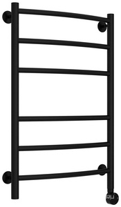 Полотенцесушитель электрический  Формат 12 800х500 правый , БЕЗ скрытого подключения, цв. черный матовый ZZ Сунержа Стилье 31512-8050