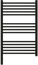 Полотенцесушитель  " 3.0"  прямая 800х500 / МЭМ левый, цвет матовый черный ZZ Сунержа Богема 31-5804-8050