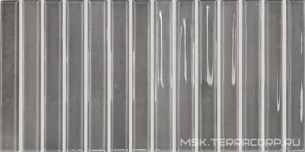 Керамическая плитка для стены DNA Flash Bars  Cool Grey 12,5x25 133476