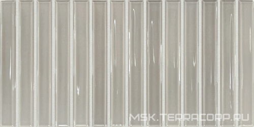 Керамическая плитка для стены DNA Flash Bars  Lead 12,5x25 133473
