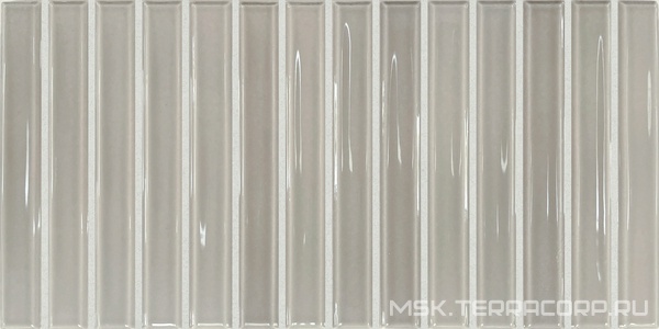 Керамическая плитка для стены DNA Flash Bars  Lead 12,5x25 133473
