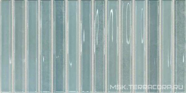 Керамическая плитка для стены DNA Flash Bars  Light Blue 12,5x25 133474