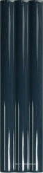 Керамическая плитка для стены DNA Match  Curved Midnight Blue gloss 6.25x25 130866