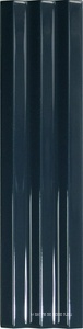 Керамическая плитка для стены DNA Match  Angled Midnight Blue gloss 6.25x25 130878