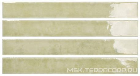 Керамическая плитка для стены DNA Mistral  Khaki 3,7x31 136290