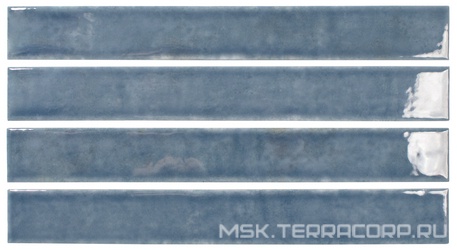 Керамическая плитка для стены DNA Mistral  Indigo 3,7x31 136291