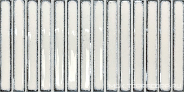 Керамическая плитка для стены DNA Osaka Bars  White 12,5x25 133478