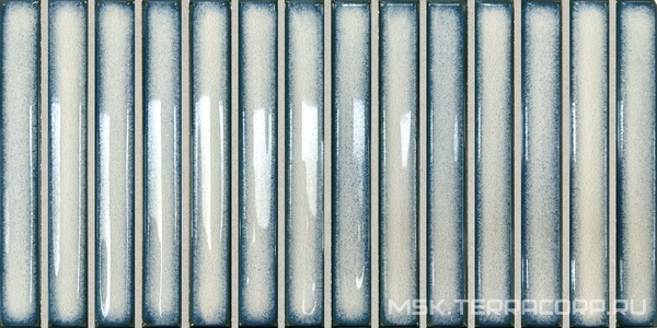 Керамическая плитка для стены DNA Osaka Bars  Blue 12,5x25 133480