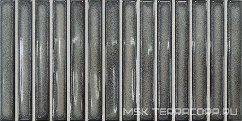 Керамическая плитка для стены DNA Osaka Bars  Grey 12,5x25 133479