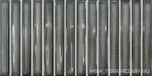Керамическая плитка для стены DNA Osaka Bars  Grey 12,5x25 133479