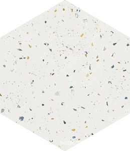 Керамогранит для пола и стены DNA Terrazzo  White Colours 32x36.8 123385