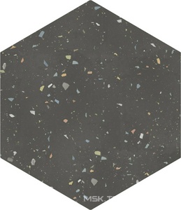 Керамогранит для пола и стены DNA Terrazzo  Graphite Colours 32x36.8 123386