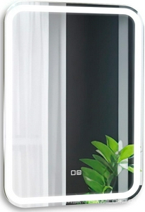 Зеркало 55*80 см, с LED-подсветкой, сенсорный выключатель с функцией димера AVS Отарио 815-OT5580/LED/S