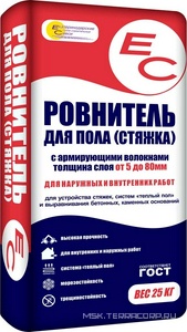 ЕС Ровнитель для пола 25 кг ZZ ( под заказ кратно поддонам) Екатеринодарские смеси EC Ровнитель ЕС RP/25