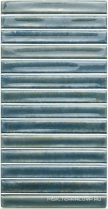 Керамическая плитка для стены WOW Potters   Bars Prusian gloss 12.5x25 133166