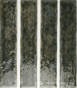 Керамическая плитка для стены WOW Potters  Umber gloss 5x25 133178