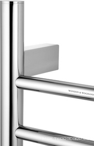 Полотенцесушитель 250xh800мм, электрический 110Вт, (цв.хром),  ZZ Wonzon & Woghand Bonn WW-AL4092-CR