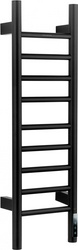 Полотенцесушитель 250xh800мм, электрический 110Вт, (цв.черный матовый),  ZZ Wonzon & Woghand Bonn WW-AL4092-MB