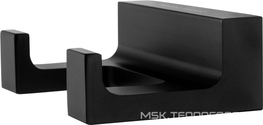 Крючок двойной (цв.черный матовый),  ZZ Wonzon & Woghand Eclipse WW-9125-BL