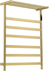 Полотенцесушитель 573xh774.5мм, электрический 140Вт, (цв.брашированное золото),  ZZ Wonzon & Woghand Essen WW-A403-BG
