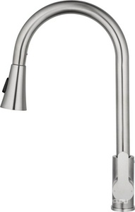 Смеситель для кухни, с вытяжным душем, (цв.браш.никель), Wonzon & Woghand ZZ Wonzon & Woghand Универсал WW-121E201L-BS