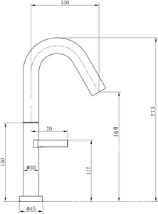 Смеситель для раковины, без д/к, (цв.белый матовый), Wonzon & Woghand ZZ Wonzon & Woghand Универсал WW-6068-MW