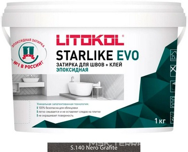 Затирка  NERO GRAFITE S.140 1 кг. ZZ Litokol Starlike EVO S140/1
