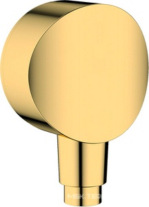 Шланговое подсоединение, с клапаном обратного тока S, (цв.полир.золото), , Hansgrohe ZZ Hansgrohe Fixfit 26453990