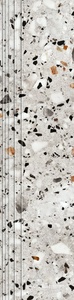 Ступени Техно ProGRES Ceramica Evia Terrazzo Ступень  серые матовые KL 30x120 NR0371