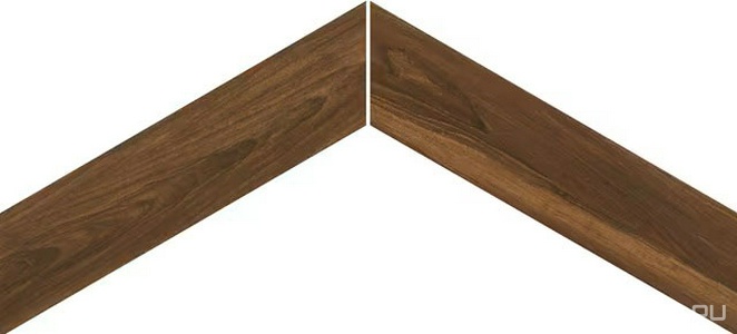 Керамогранит для пола и стены Emil Ceramica Sleekwood Chevron 60° Nut 11x54 EFC1