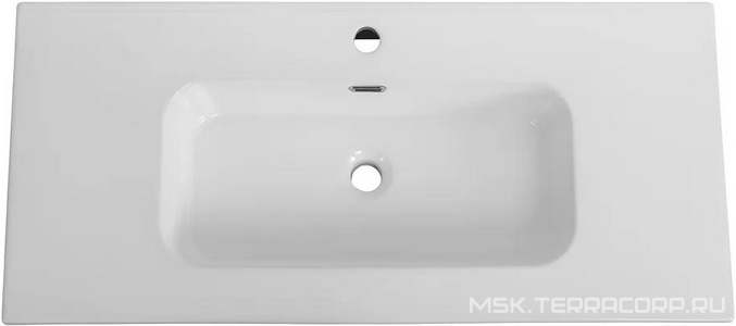 Раковина 1010x460x170мм, c отв.д/смесит., с переливом, (керамика, цв.белый), Cezares ZZ Cezares Универсал CZR-8095-100
