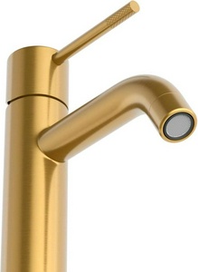 Смеситель для раковины, с д/к, (цв.брашированное золото), Relax ZZ Cezares relax RELAX-LS1-BORO