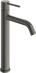 Смеситель для раковины, Высокий, без д/к, (цв.оружейная сталь), Relax ZZ Cezares relax RELAX-LC1-GM-W0