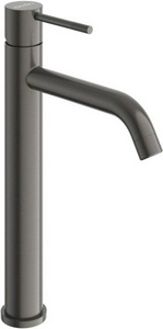 Смеситель для раковины, Высокий, без д/к, (цв.оружейная сталь), Relax ZZ Cezares relax RELAX-LC1-GM-W0