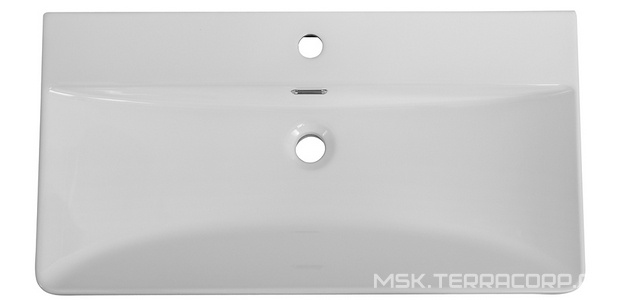 Раковина 810х430х145мм, с 1 отв.д/смесит., с переливом, (керамика, цв.белый), BelBagno ZZ BelBagno Универсал BB-8076-3-80