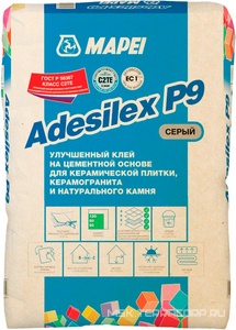 ADESILEX P9 GREY  клеевая смесь (25 кг) Mapei Adesilex 006125
